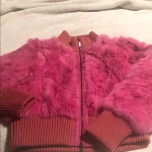 Rabbit fur jacket